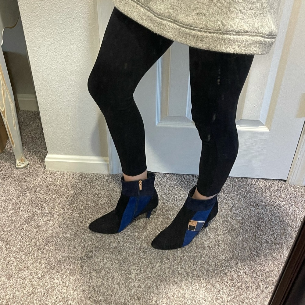 Multicolored Felt Impo Booties - image 8